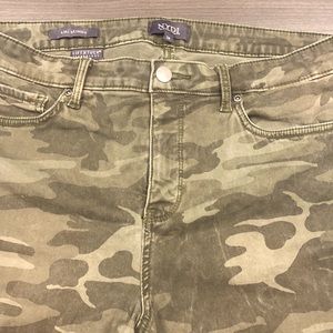NYDJ Sz 14 Camo ankle skinny pants EUC